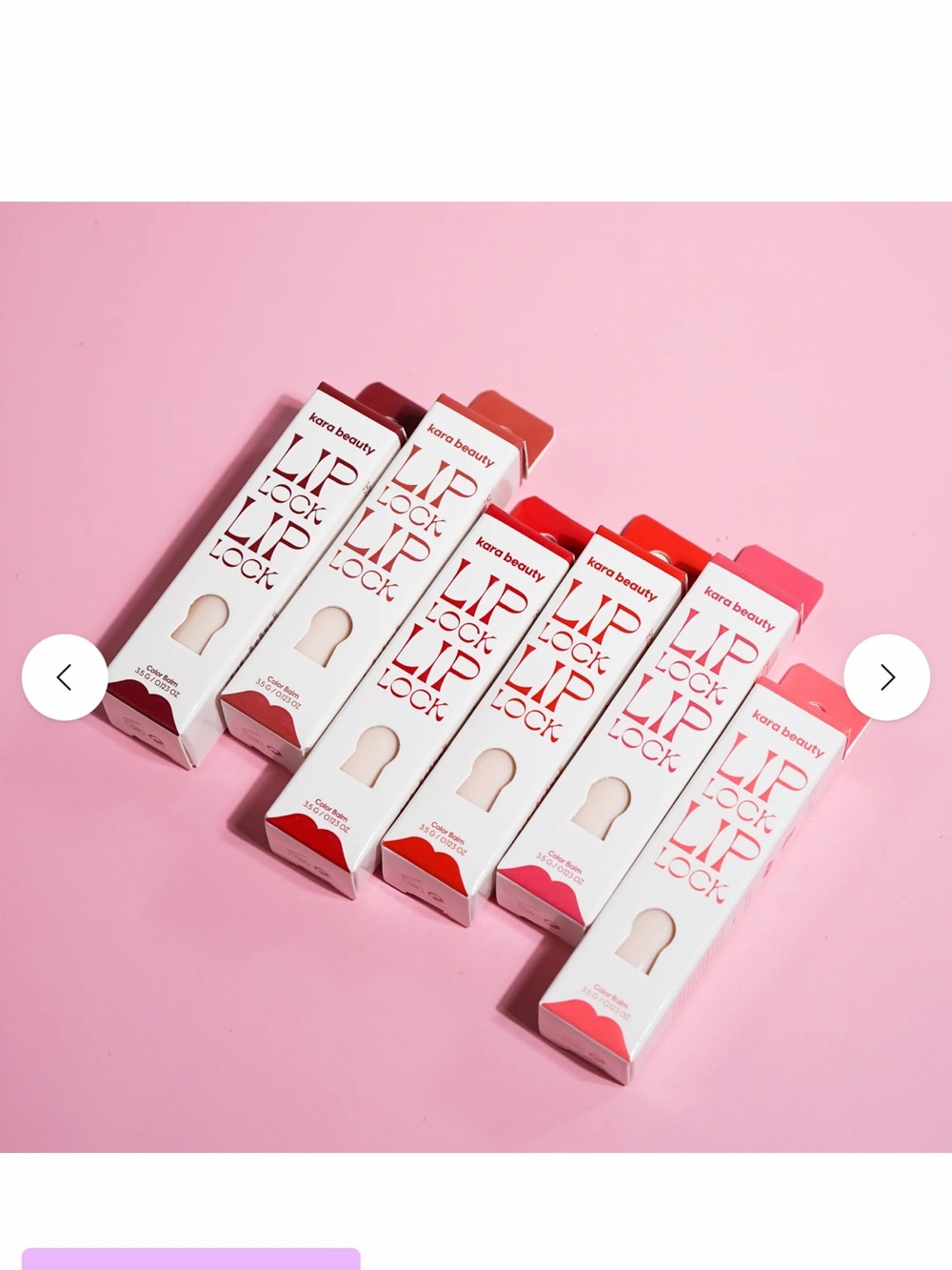 Kara Beauty Lip Lock Color Balm in Golightly NEW